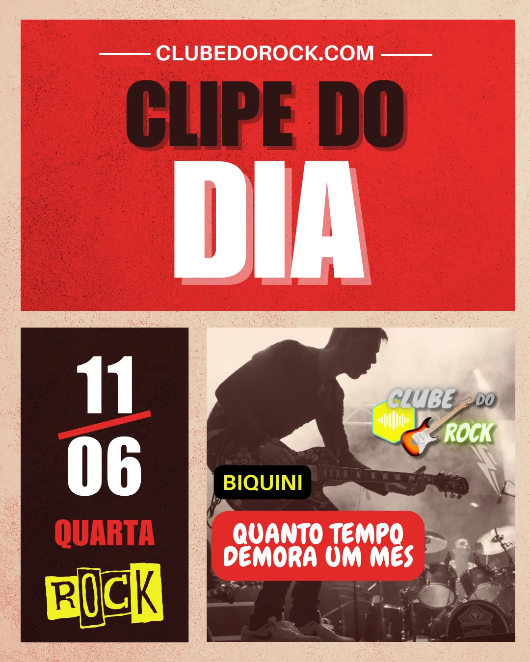 biquini quanto tempo demora um mês