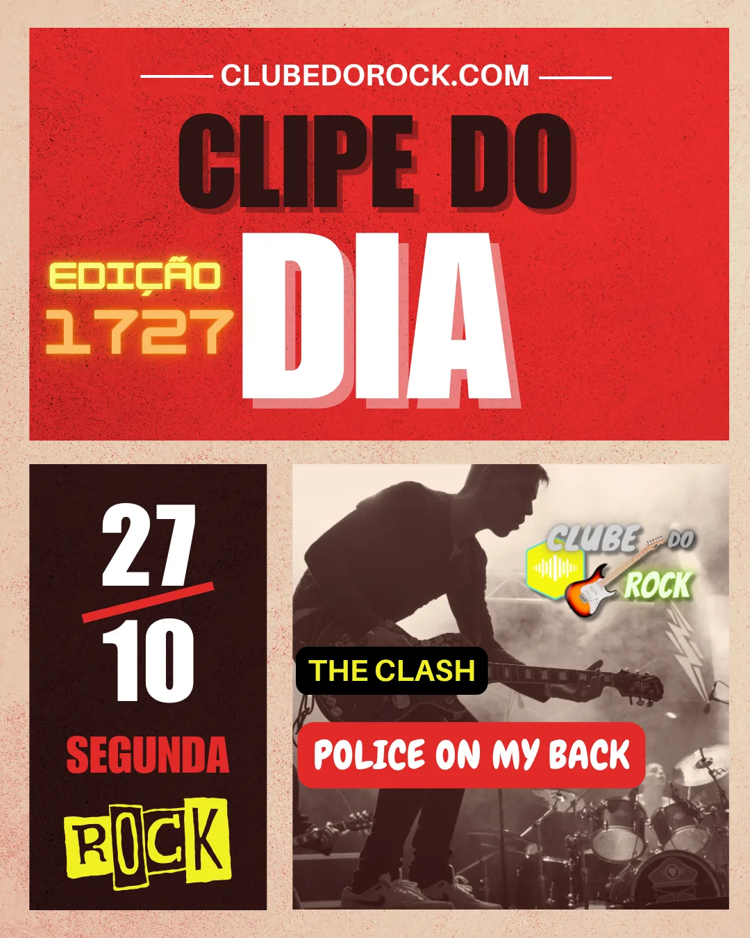 the clash police in my back