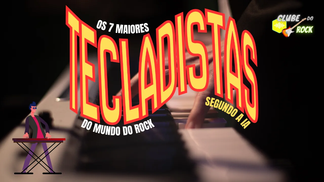 Os 7 Maiores Tecladistas do Mundo do Rock Segundo a IA