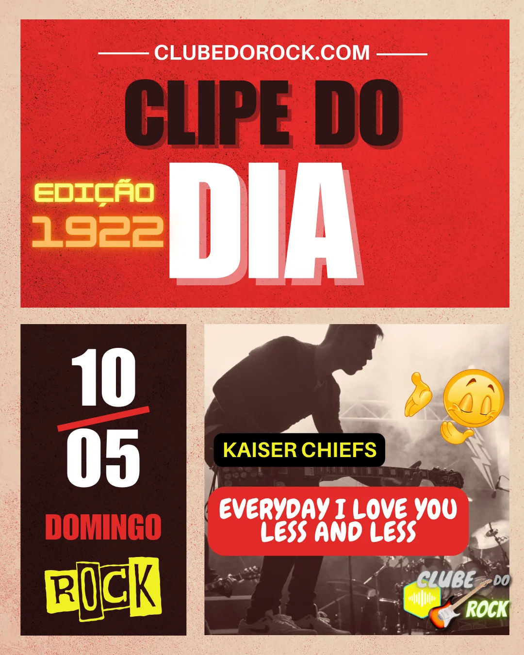 kaiser chiefs everyday i love you less and less